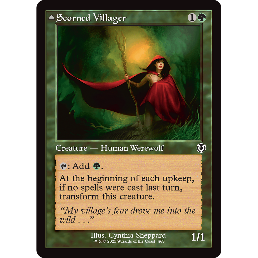 Scorned Villager // Moonscarred Werewolf (INR-468) - Innistrad Remastered