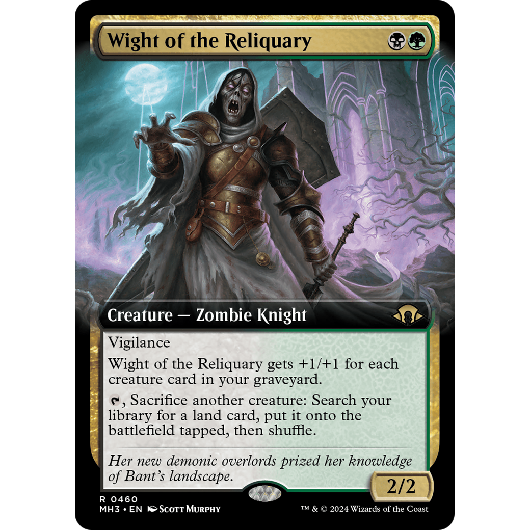 Wight of the Reliquary (Extended Art) (MH3-460) - Modern Horizons 3: (Extended Art)