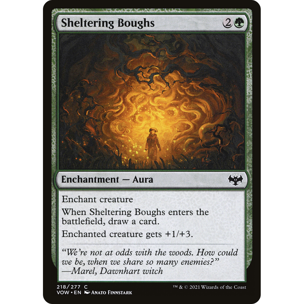 Sheltering Boughs (VOW-218) - Innistrad: Crimson Vow
