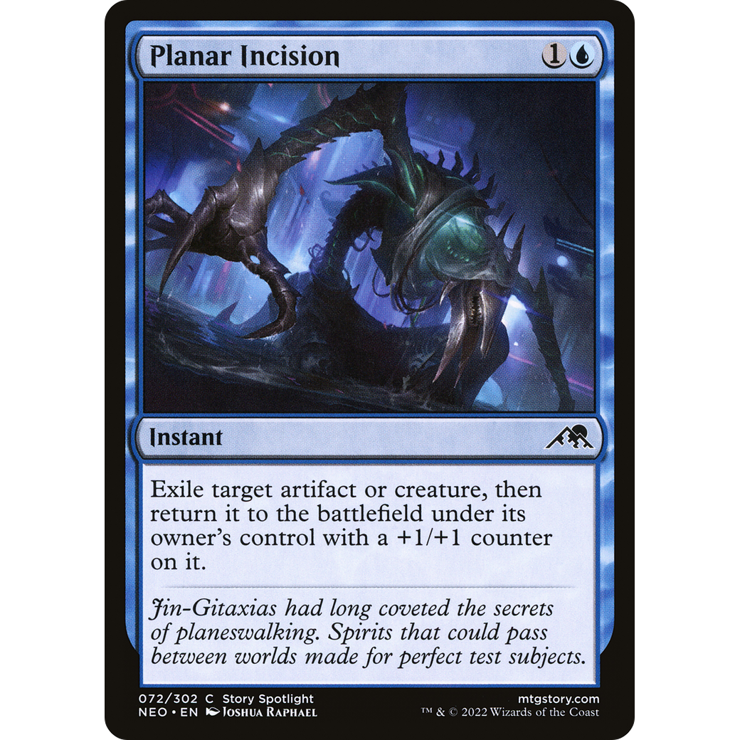 Planar Incision (NEO-072) - Kamigawa: Neon Dynasty Foil