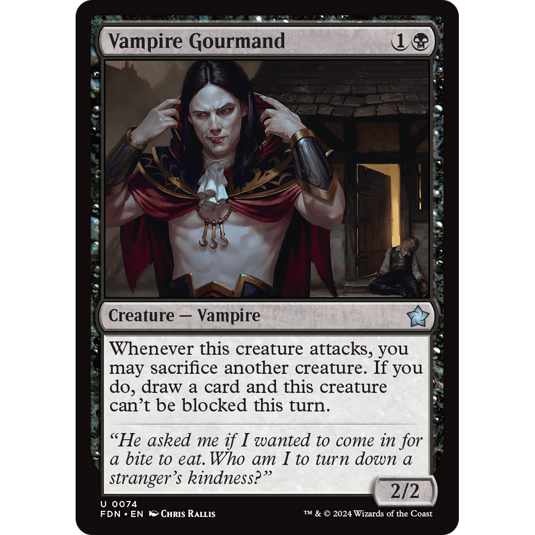 Vampire Gourmand (FDN-074) - Foundations Foil