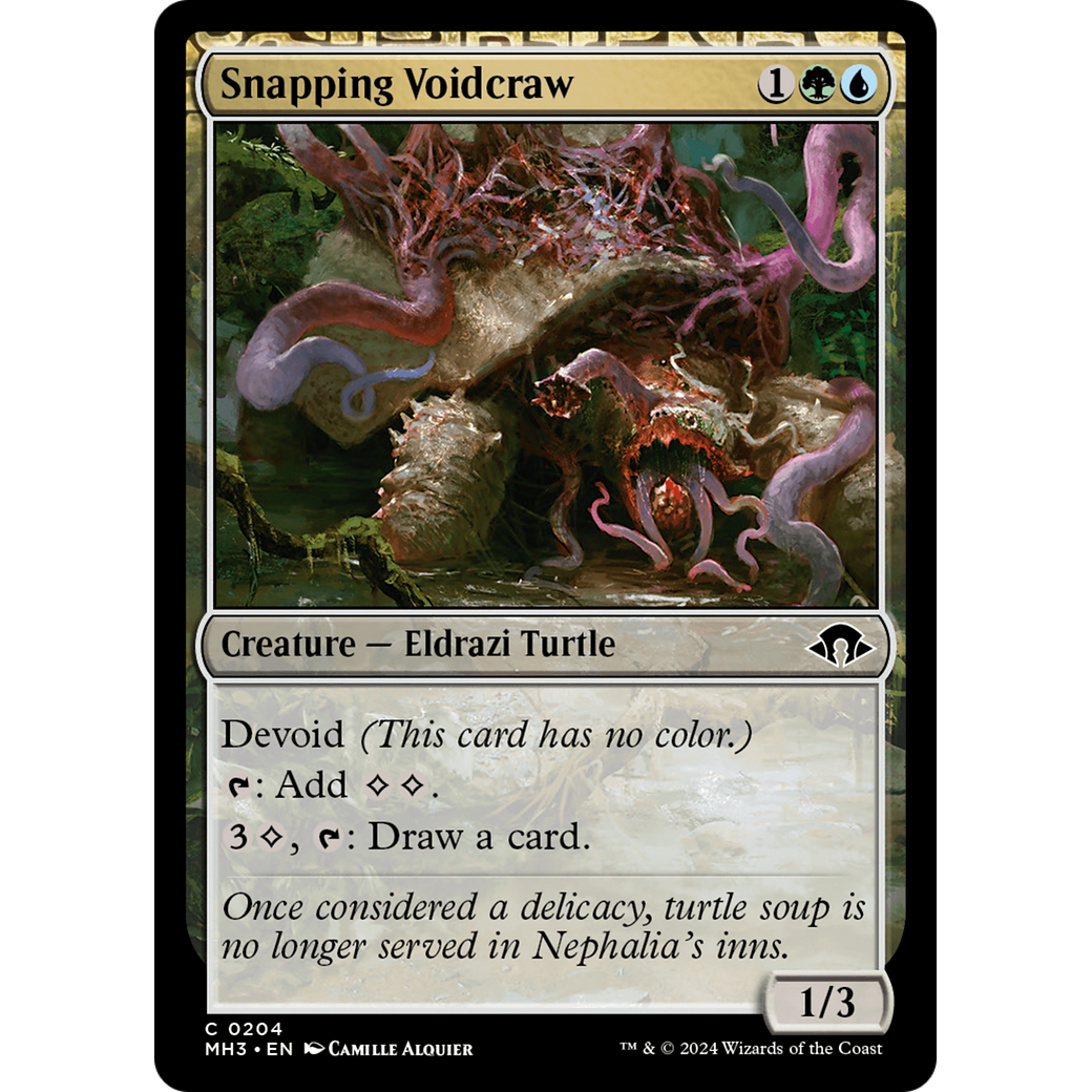 Snapping Voidcraw (MH3-204) - Modern Horizons 3: (devoid) Foil