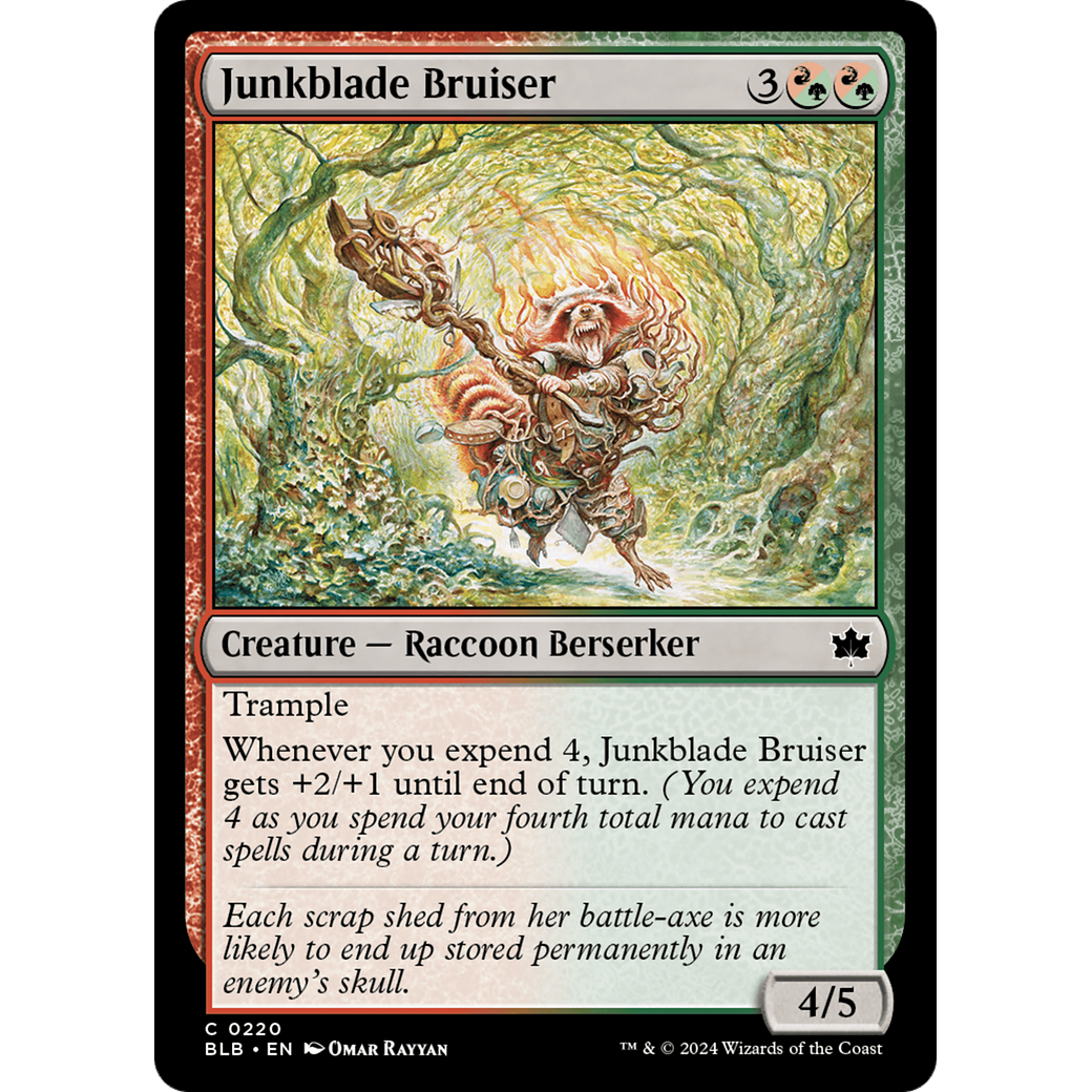 Junkblade Bruiser (BLB-220) - Bloomburrow Foil