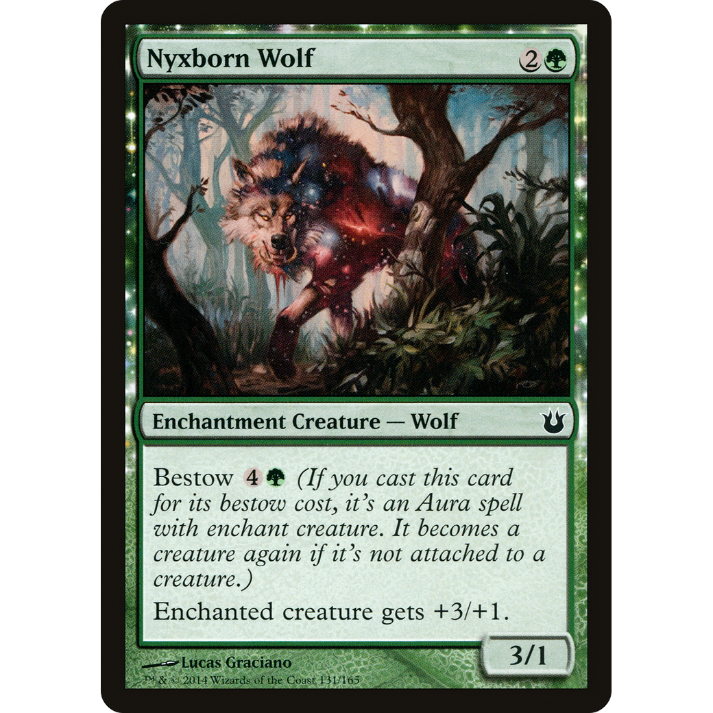 Nyxborn Wolf (BNG-131) - Born of the Gods: (enchantment) Foil