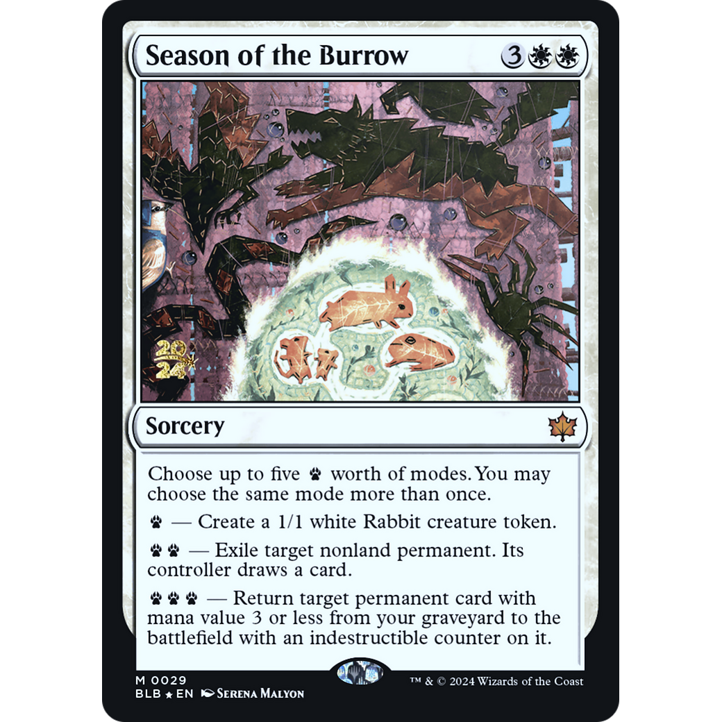 Season of the Burrow (PRE-29S) - Bloomburrow Promos Foil
