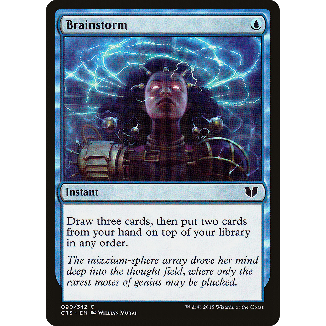 Brainstorm (C15-090) - Commander 2015