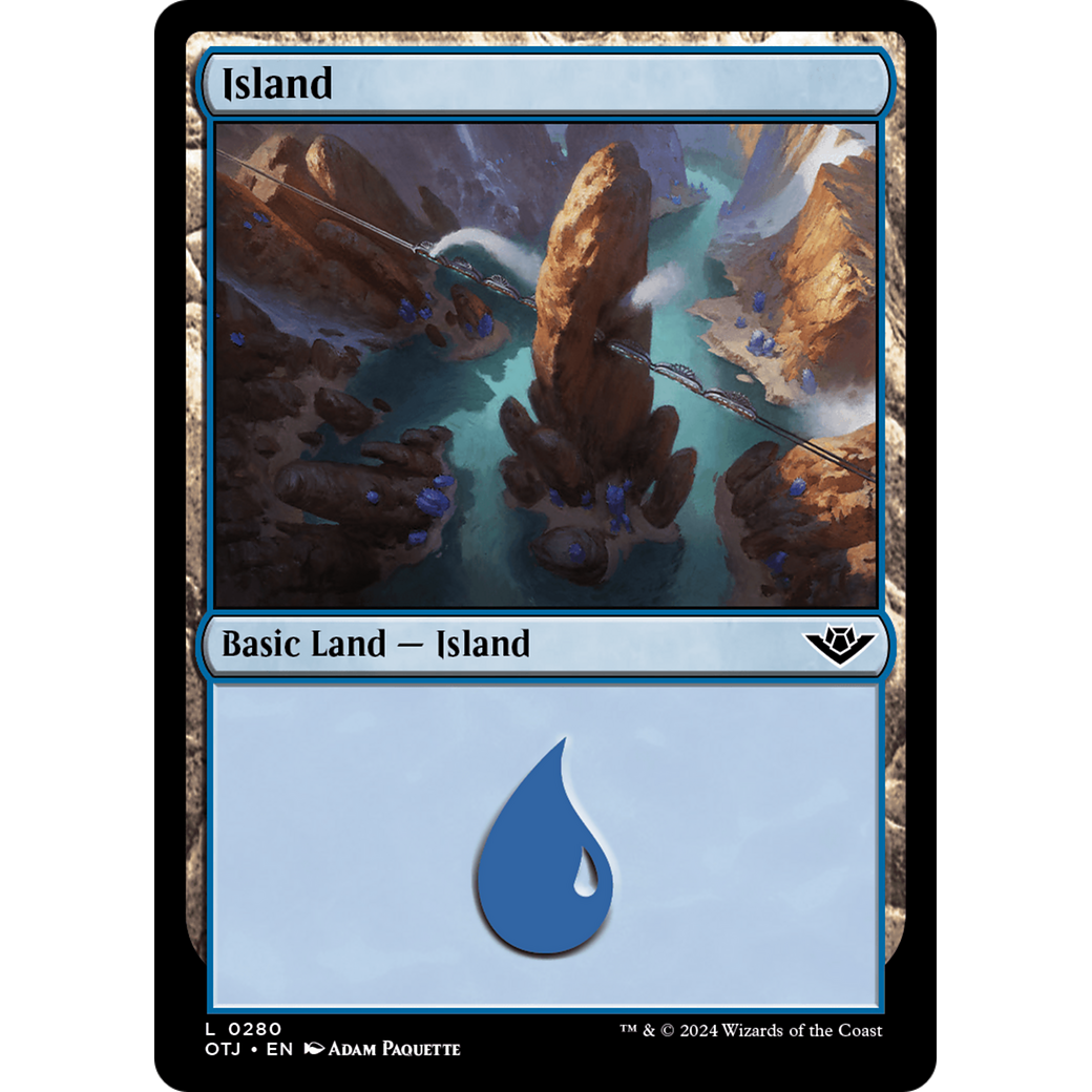Island (OTJ-280) - Outlaws of Thunder Junction Foil