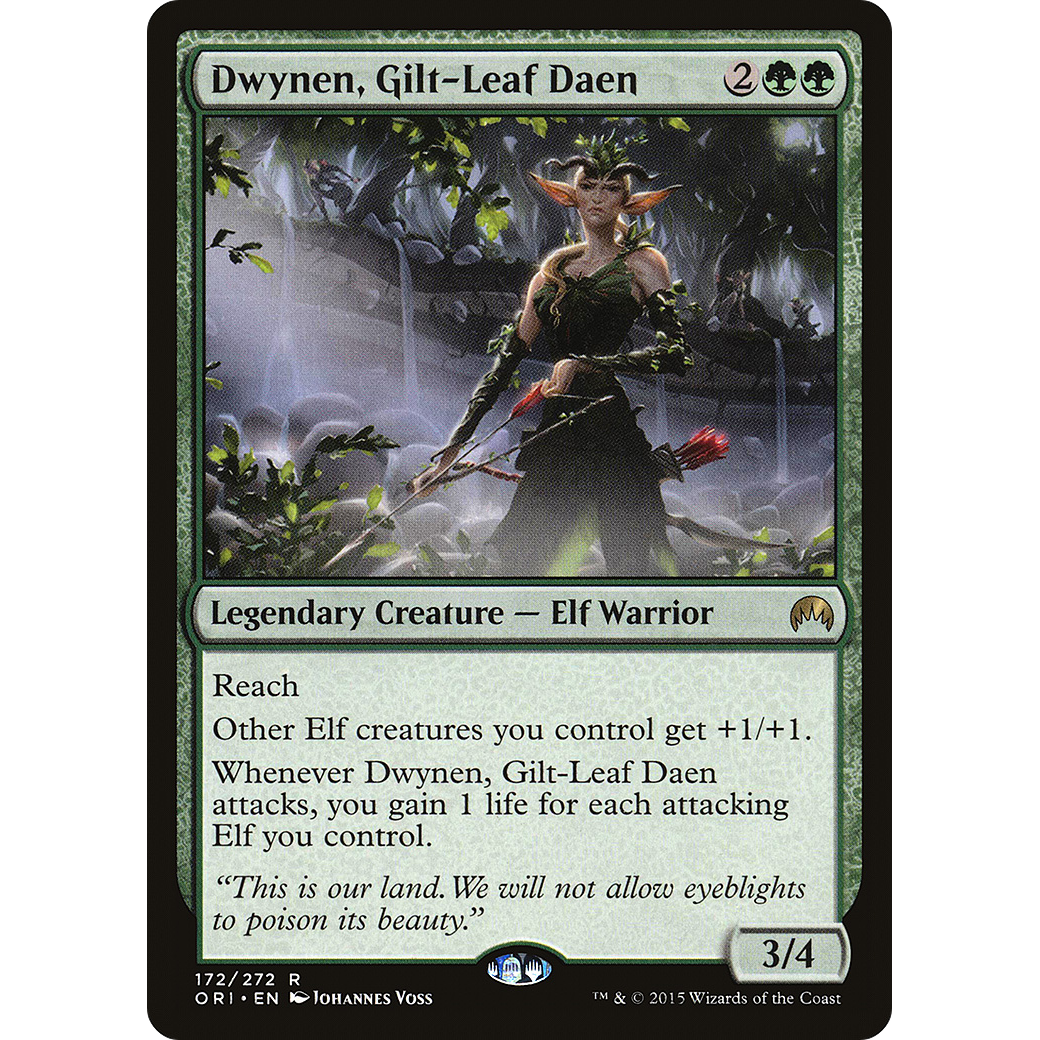 Dwynen, Gilt-Leaf Daen (ORI-172) - Magic Origins Foil