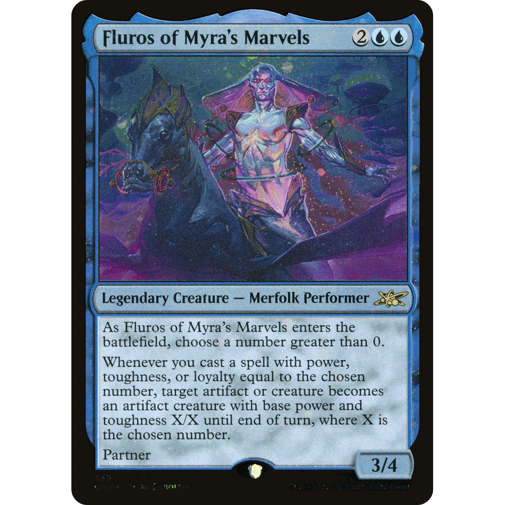 Fluros of Myra's Marvels (Galaxy Foil) (UNF-332) - Unfinity Foil