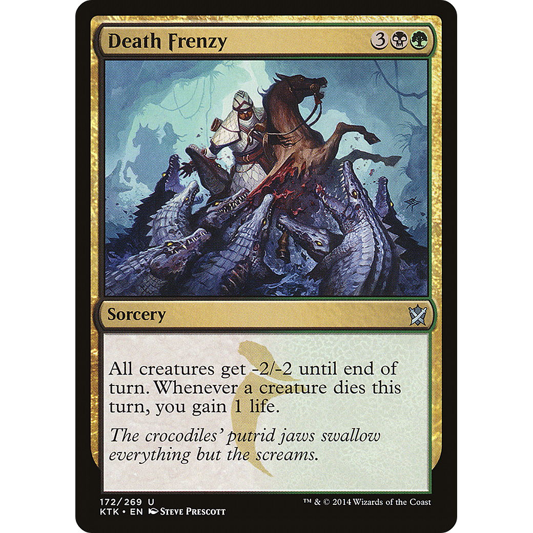 Death Frenzy (KTK-172) - Khans of Tarkir Foil