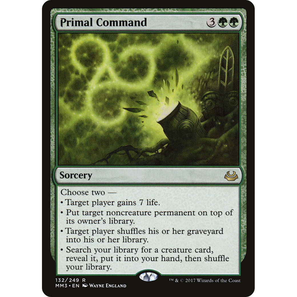 Primal Command (MM3-132) - Modern Masters 2017 Foil