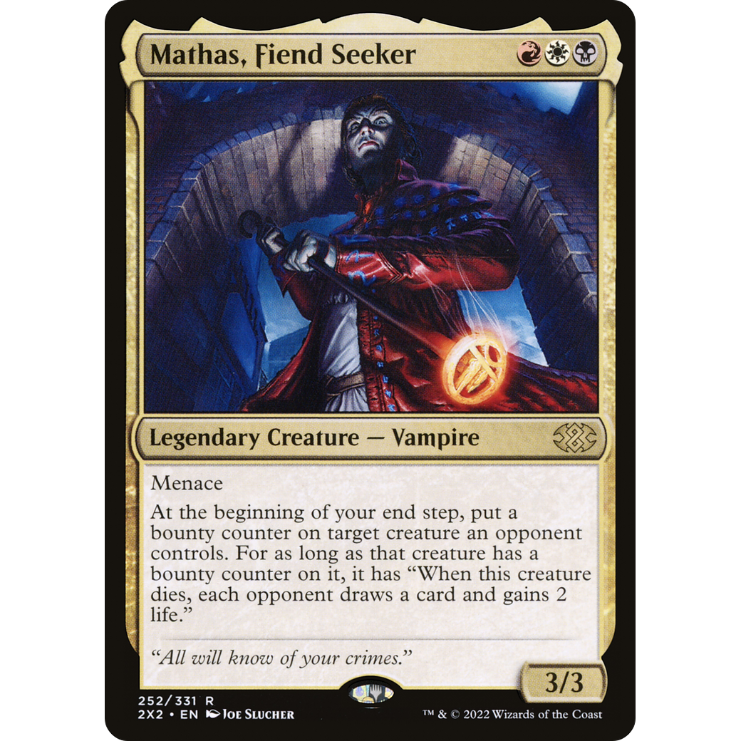Mathas, Fiend Seeker (2X2-252) - Double Masters 2022