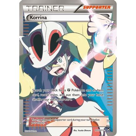 Korrina (111 Full Art) 111/111 - XY  Furious Fists Holofoil