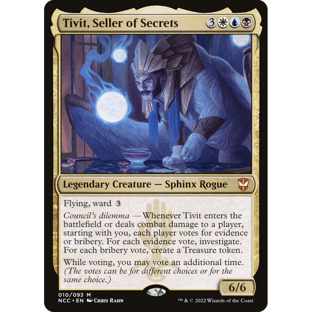 Tivit, Seller of Secrets (NCC-010) - New Capenna Commander