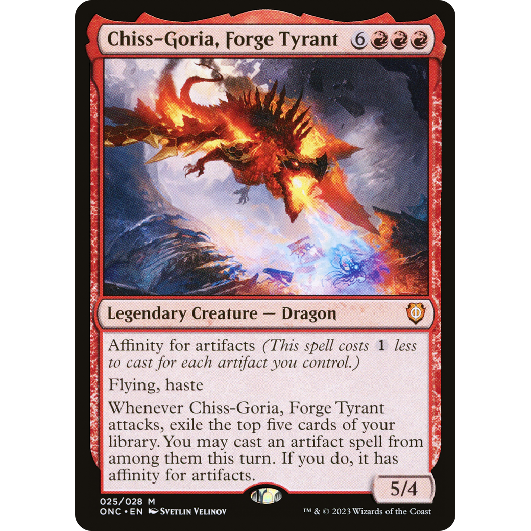 Chiss-Goria, Forge Tyrant (ONC-025) - Phyrexia: All Will Be One Commander