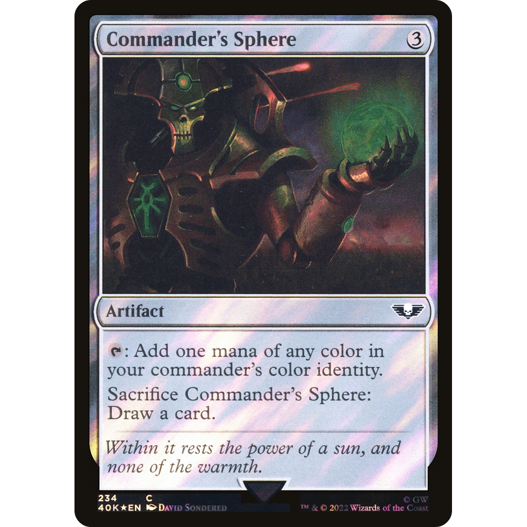 Commander's Sphere (40K-234) - Warhammer 40,000 Commander Foil