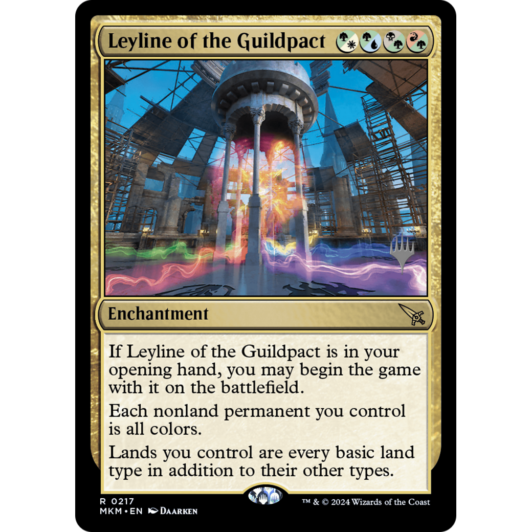 Leyline of the Guildpact (PPMKM-217P) - Murders at Karlov Manor Promos Foil