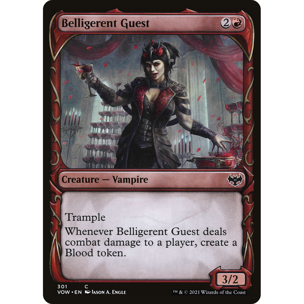 Belligerent Guest (Showcase) (VOW-301) - Innistrad: Crimson Vow: (Showcase)