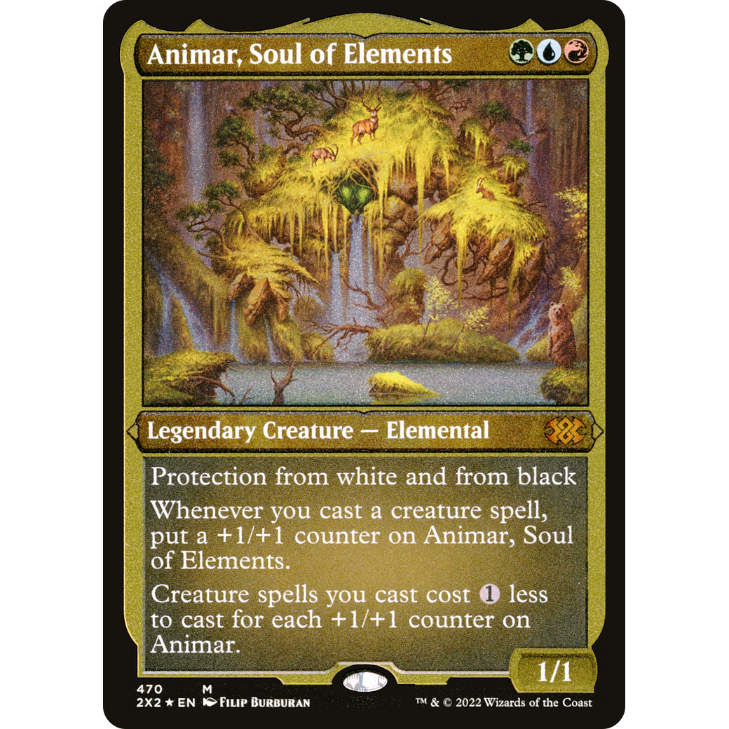 Animar, Soul of Elements (Foil Etched) (2X2-470) - Double Masters 2022 Foil