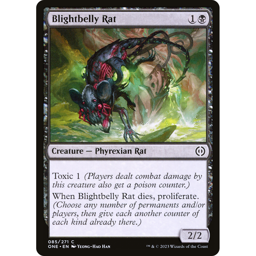 Blightbelly Rat (ONE-085) - Phyrexia: All Will Be One Foil