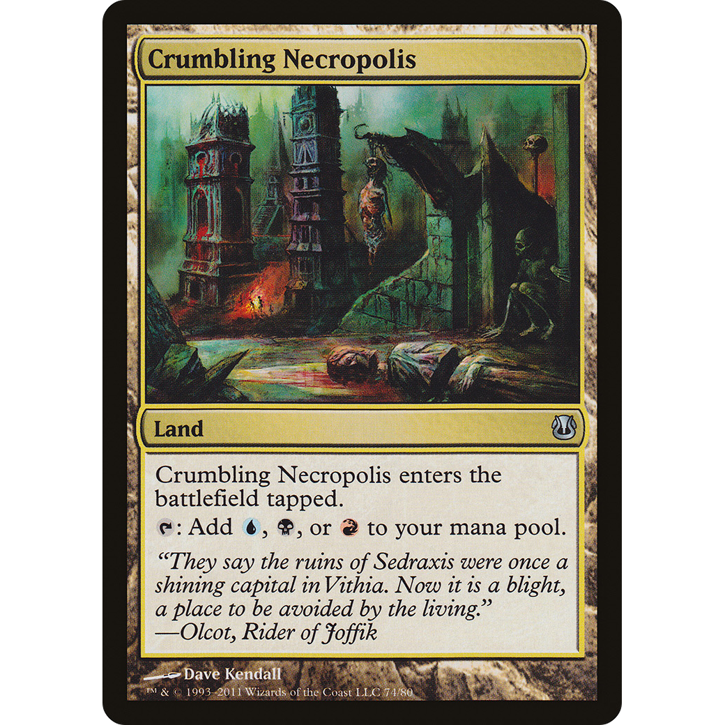Crumbling Necropolis (DDH-074) - Duel Decks: Ajani vs. Nicol Bolas