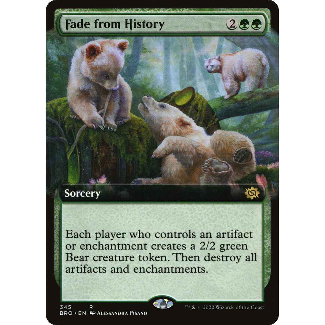 Fade from History (Extended Art) (BRO-345) - The Brothers' War: (Extended Art)