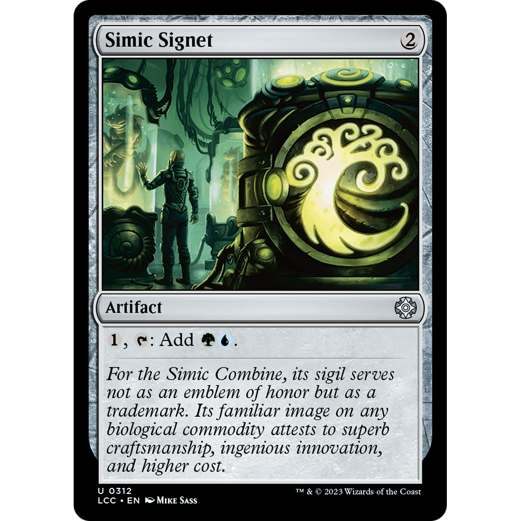 Simic Signet (LCC-312) - The Lost Caverns of Ixalan Commander
