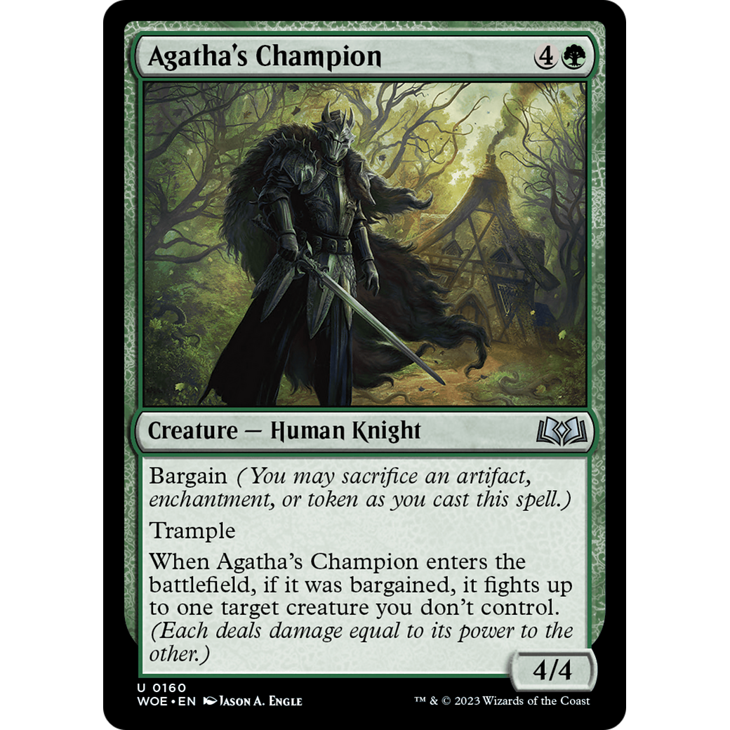 Agatha's Champion (WOE-160) - Wilds of Eldraine Foil