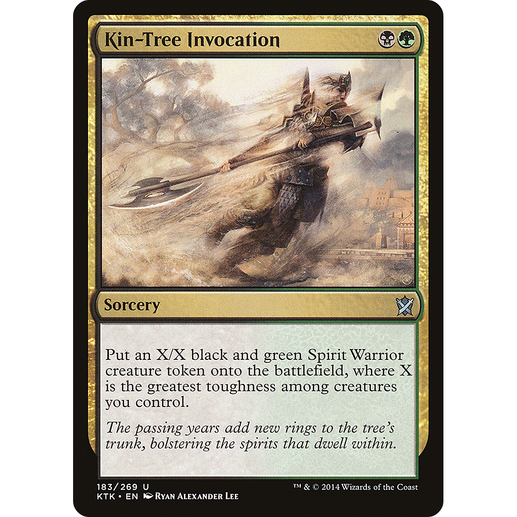 Kin-Tree Invocation (KTK-183) - Khans of Tarkir