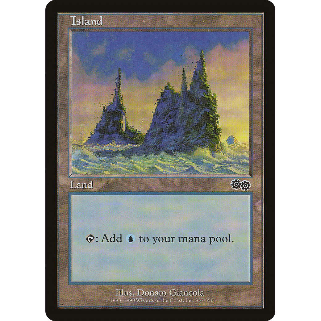 Island (337) (USG-337) - Urza's Saga