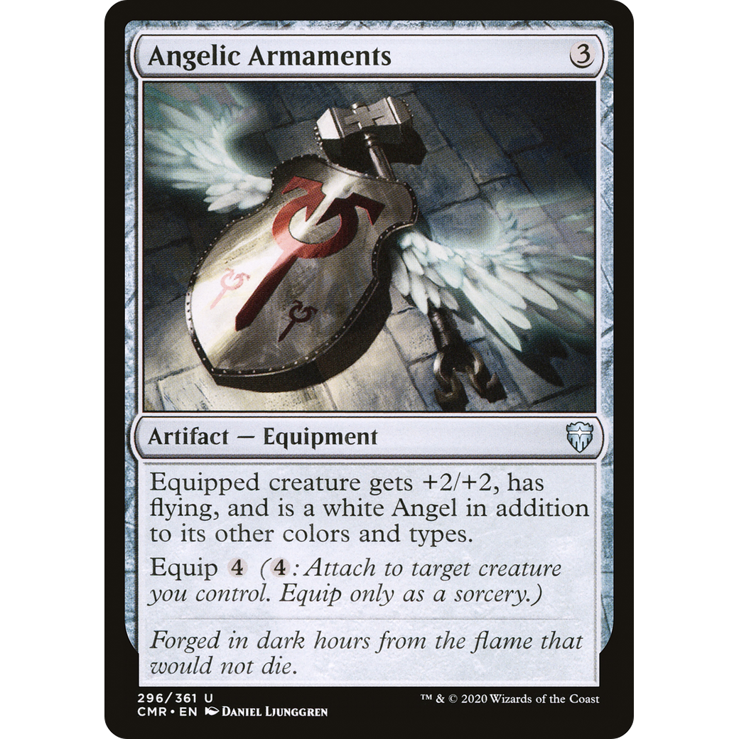 Angelic Armaments (CMR-296) - Commander Legends Foil