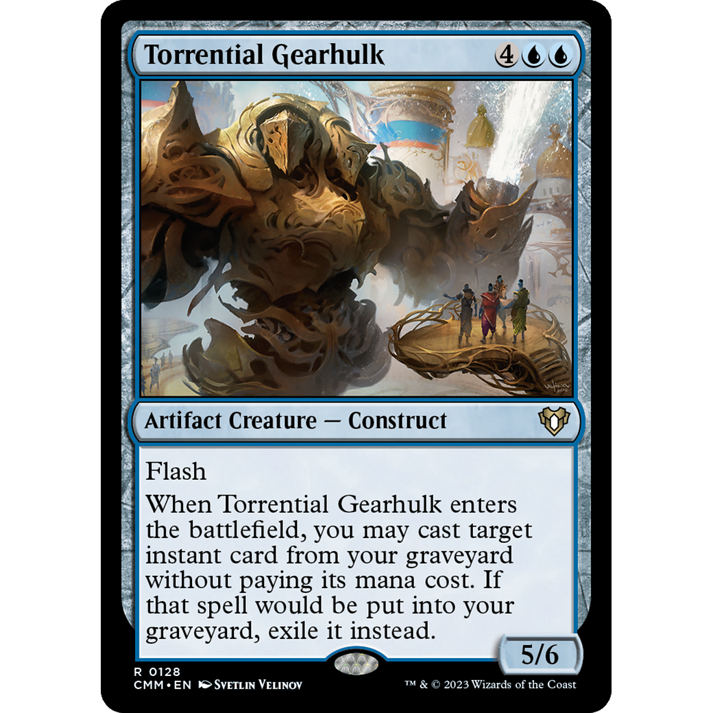 Torrential Gearhulk (CMM-128) - Commander Masters Foil