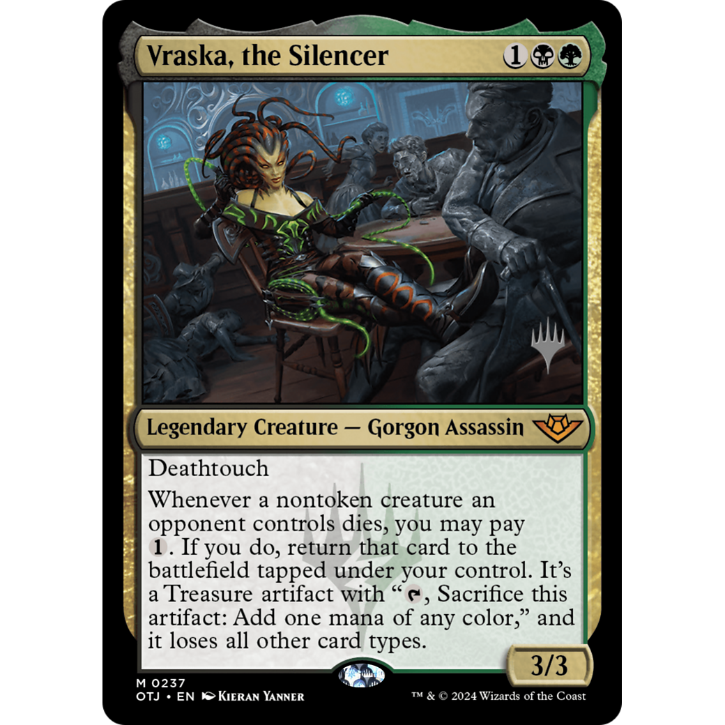 Vraska, the Silencer (PPOTJ-237P) - Outlaws of Thunder Junction Promos Foil