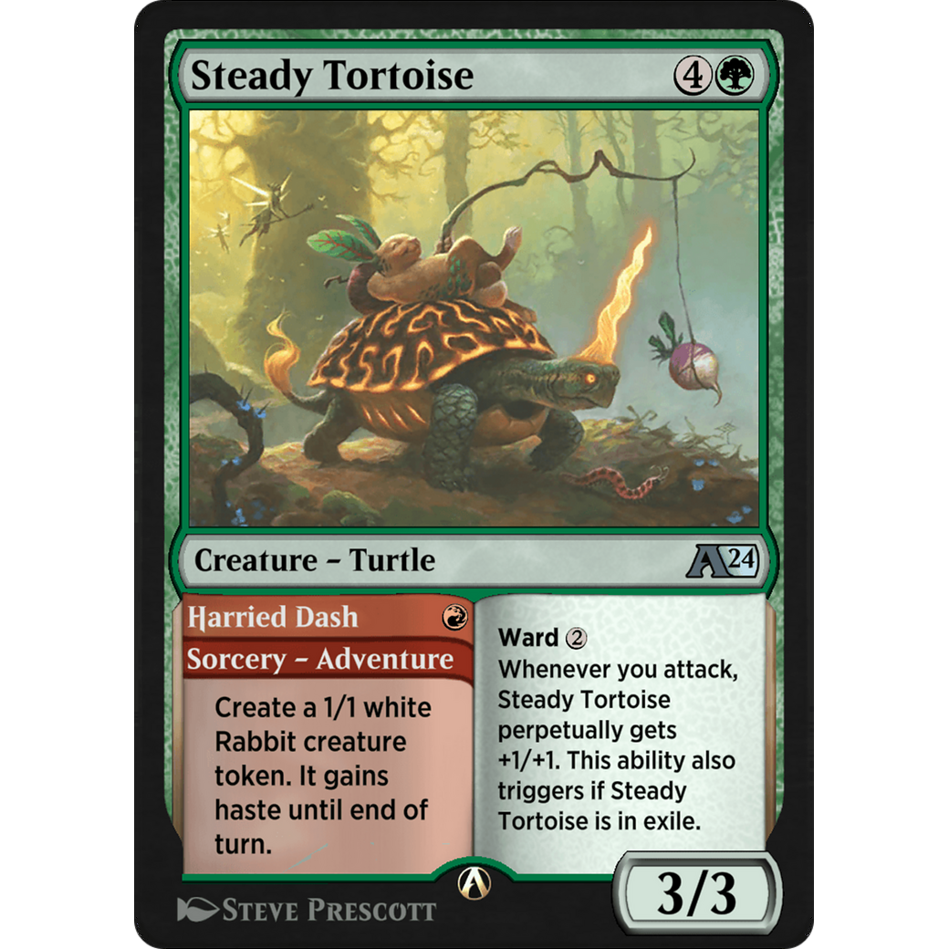 Steady Tortoise // Harried Dash (YWOE-025) - Alchemy: Wilds of Eldraine
