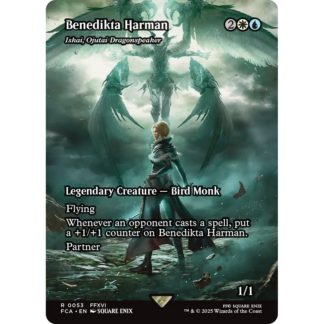 Ishai, Ojutai Dragonspeaker (FCA-053) - FINAL FANTASY: Through the Ages / Benedikta Harman (Borderless)