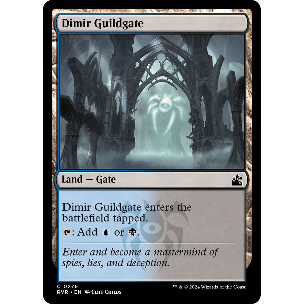 Dimir Guildgate (RVR-276) - Ravnica Remastered