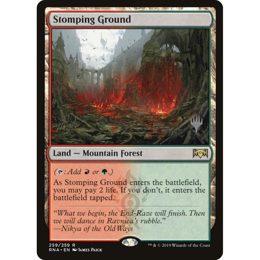 Stomping Ground (PPELD-259) - Ravnica Allegiance Promos