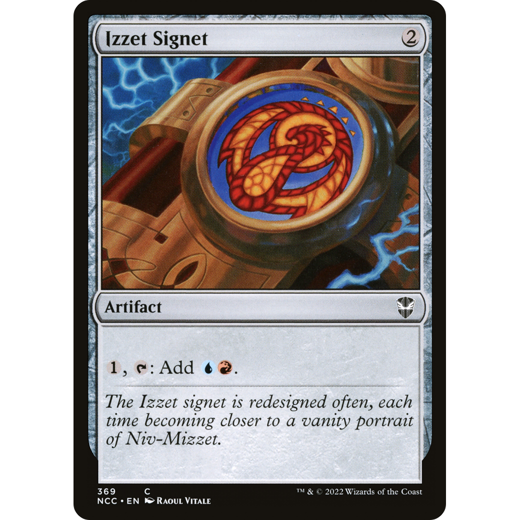 Izzet Signet (NCC-369) - New Capenna Commander
