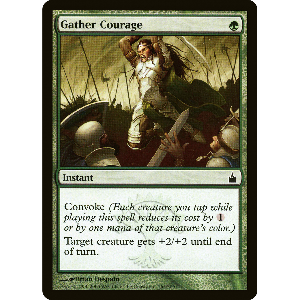 Gather Courage (RAV-165) - Ravnica: City of Guilds Foil