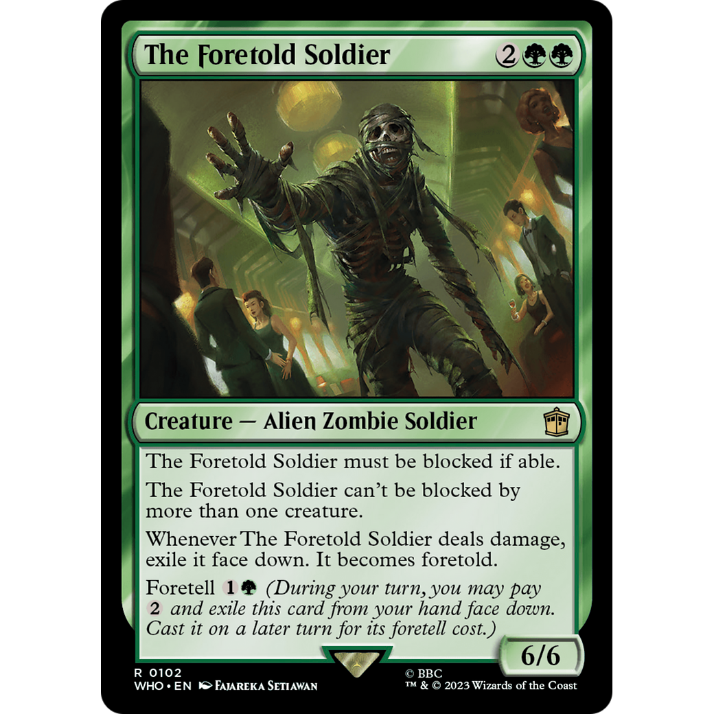 The Foretold Soldier (WHO-102) - Doctor Who Foil