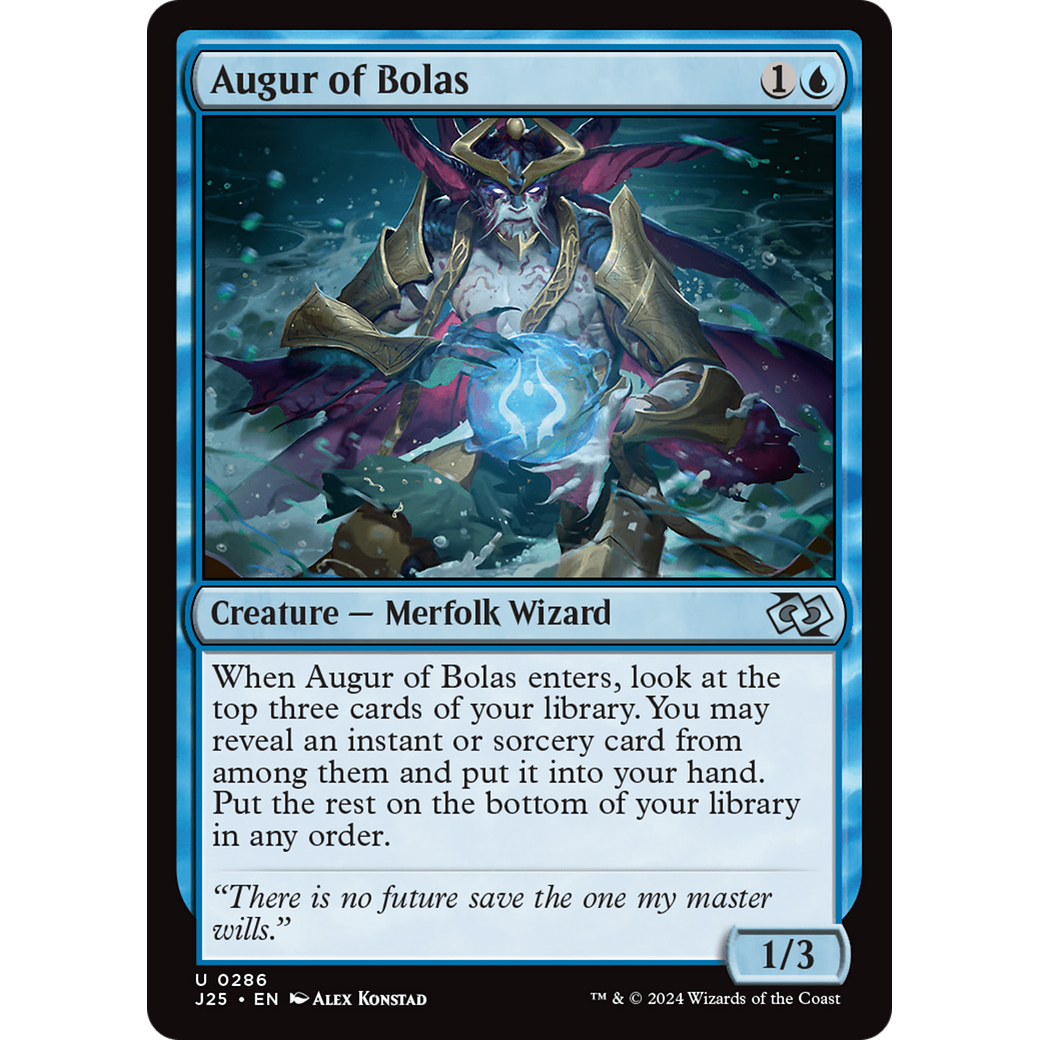 Augur of Bolas (J25-286) - Foundations Jumpstart