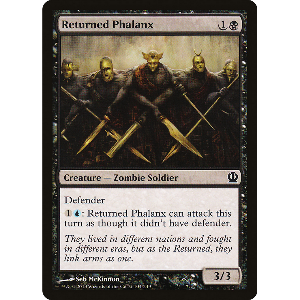 Returned Phalanx (THS-104) - Theros Foil