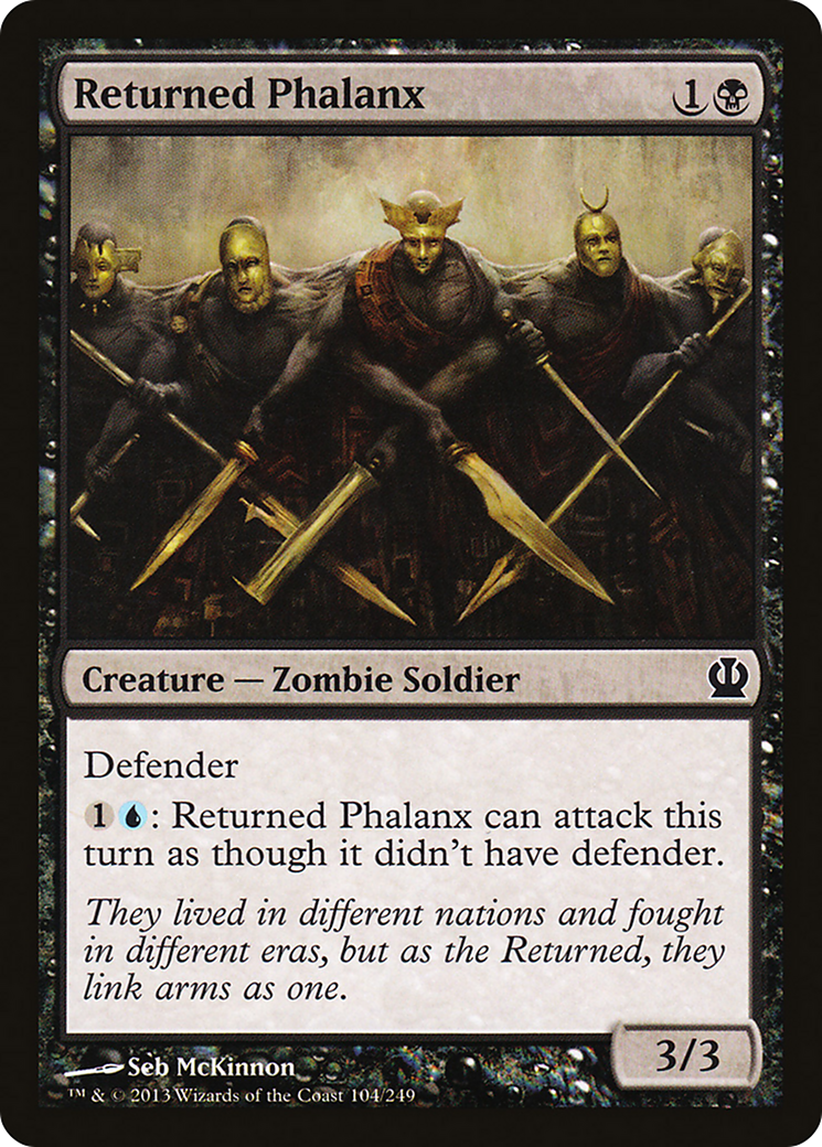 Returned Phalanx (THS-104) - Theros Foil