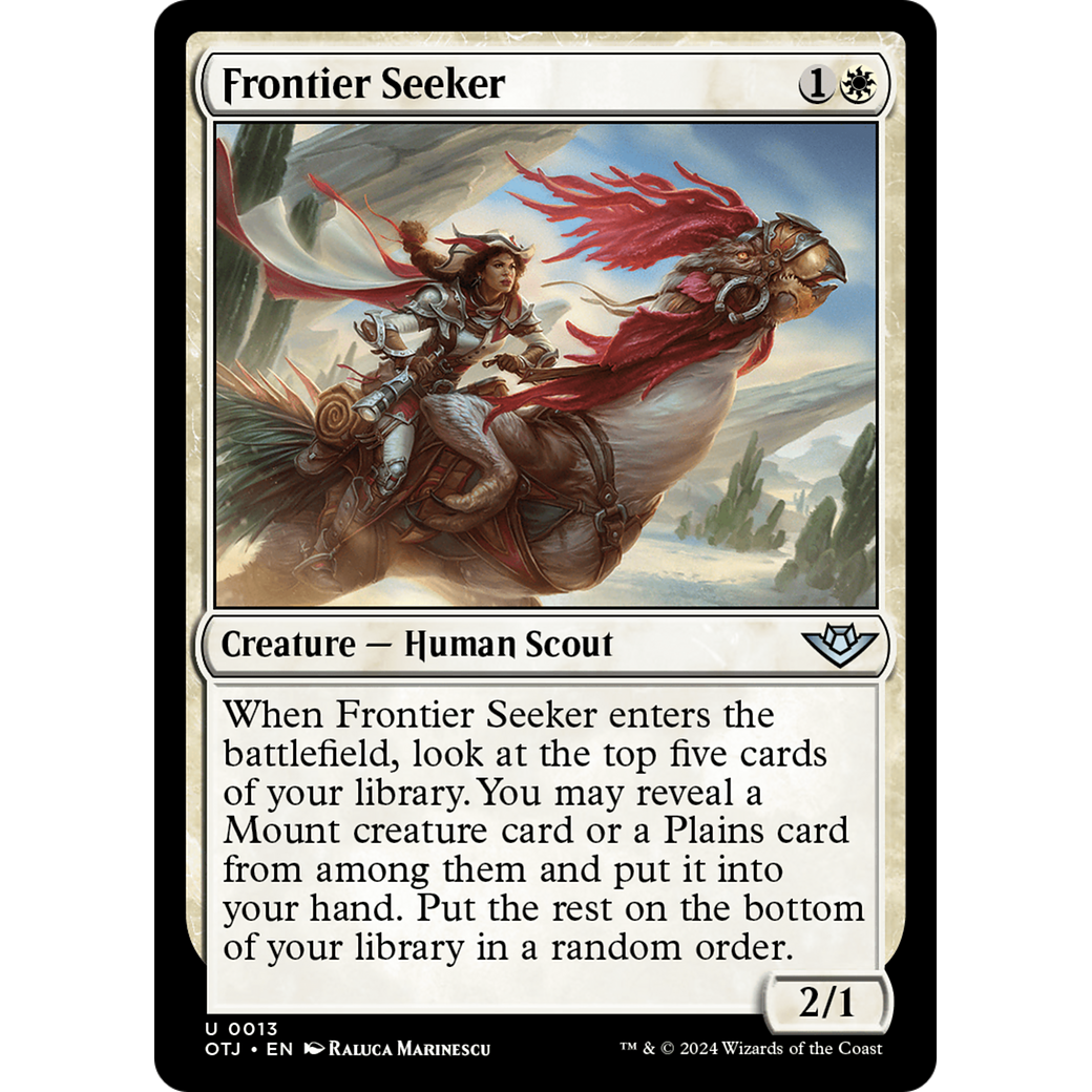 Frontier Seeker (OTJ-013) - Outlaws of Thunder Junction Foil
