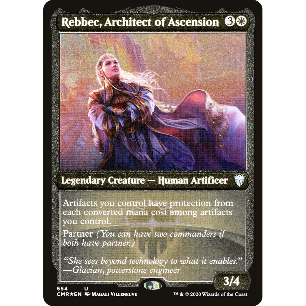 Rebbec, Architect of Ascension (Foil Etched) (CMR-554) - Commander Legends Foil