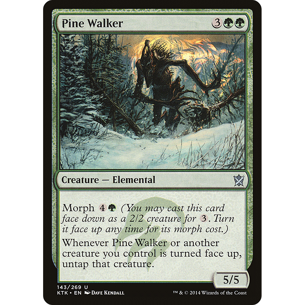 Pine Walker (KTK-143) - Khans of Tarkir Foil