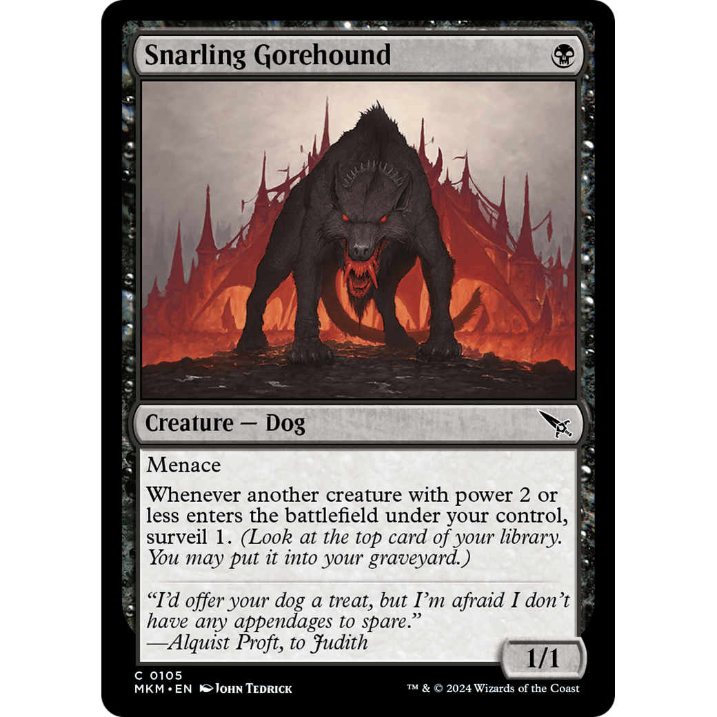 Snarling Gorehound (MKM-105) - Murders at Karlov Manor