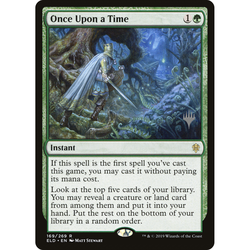 Once Upon a Time (PPELD-169) - Throne of Eldraine Promos Foil