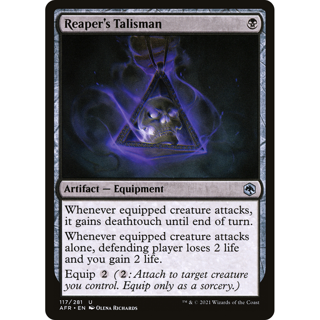 Reaper's Talisman (AFR-117) - Adventures in the Forgotten Realms Foil