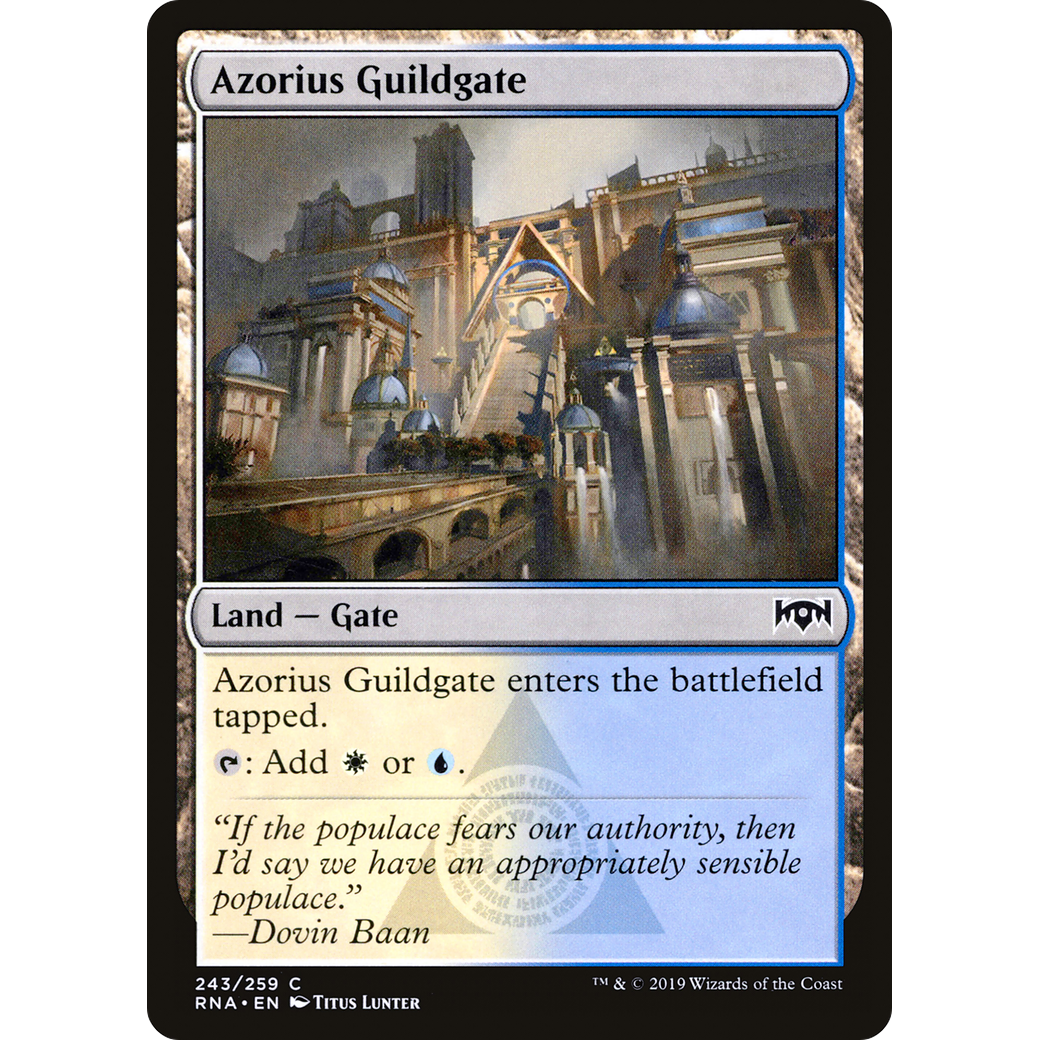 Azorius Guildgate (243) (RNA-243) - Ravnica Allegiance Foil